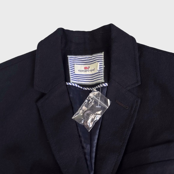 NWOT Vineyard Vines Collegiate Wool Blazer - 6 - Navy - Picture 6 of 6
